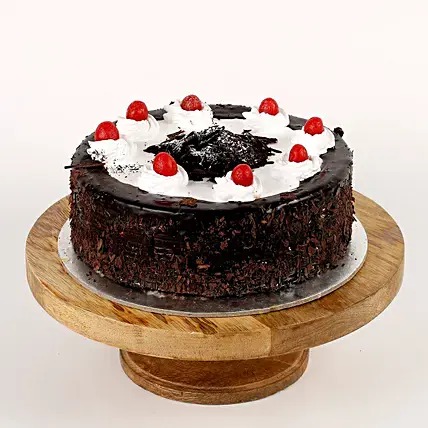 Cream Drop & Cherry Black Forest Cake