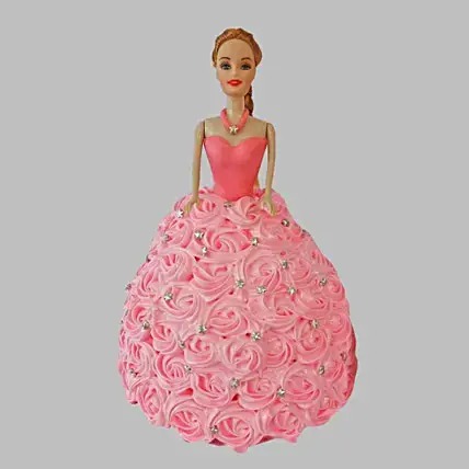 Classy Barbie Cake Vanilla