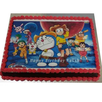 Doraemon Photo Cake