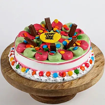 Colourful New Year Cake