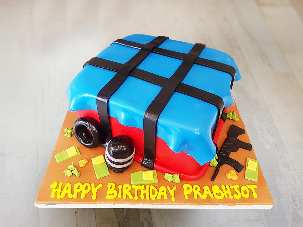 Vibrant PUBG Cake