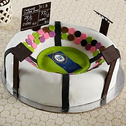 IPL Stadium Chocolate Cake
