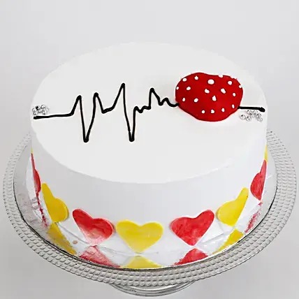 Heart Beat Chocolate Cake