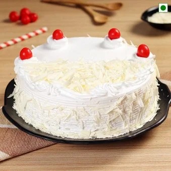 White Forest Cherry Cake