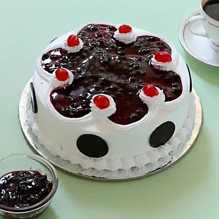 Blueberry Cream Cake