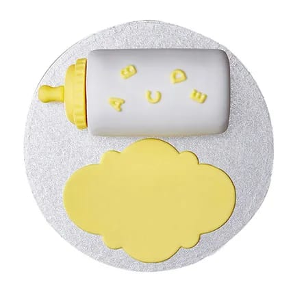 Baby Bottle Fondant Cake