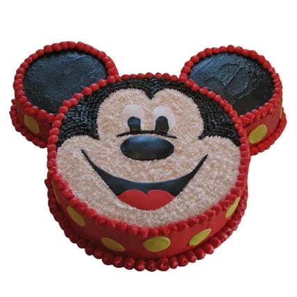 Smiley Mickey Mouse Cake