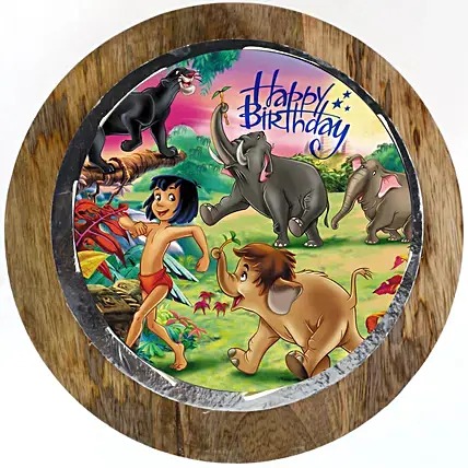 Jungle Book Chocolate Cream Cake