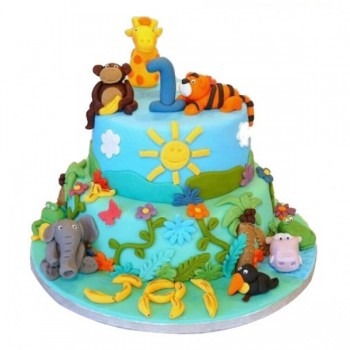 Jungle Book Theme Cake
