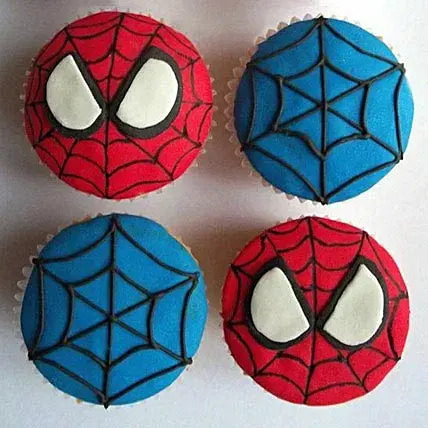 World of Spiderman Cupcakes