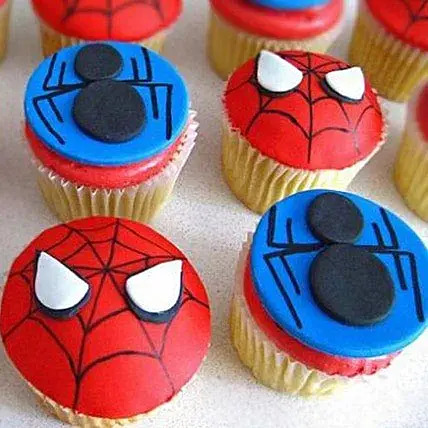 Meet the Spiderman Cupcakes
