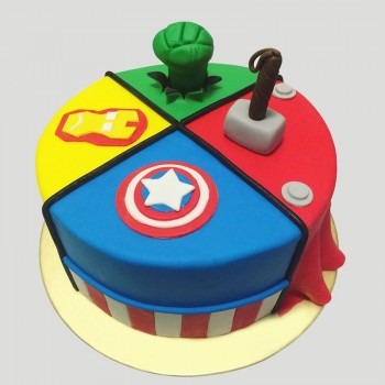 Mighty Avengers Cake