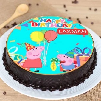 Pinky Peppa Pig Cake