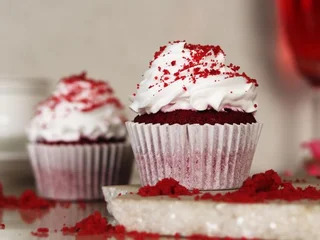 Radiant Red Velvet Cupcake