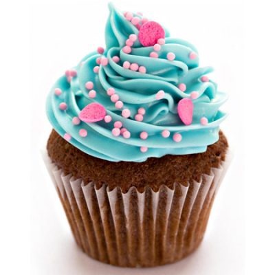 Blue & Pink Fantasy Cupcakes