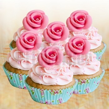 Rose Cup Cakes
