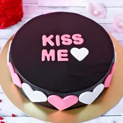 Kiss Me Truffle Cake