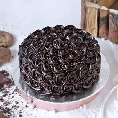 Chocolate Rosette Cake