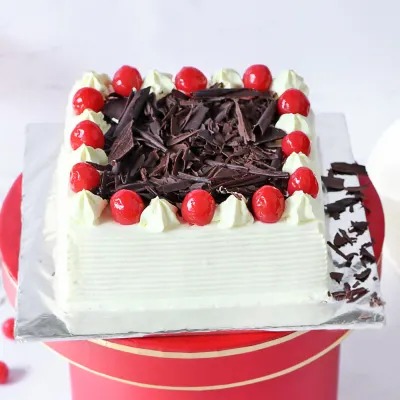 Rich Black Forest Square Cake