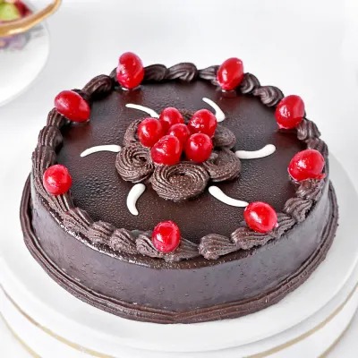 Cake with Cherry Toppings