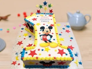 One Number Micky Cake