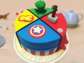 Supremo Superhero Cake