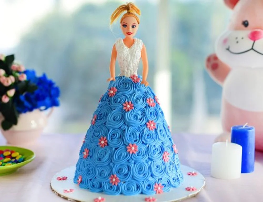 adorable Barbie Cake