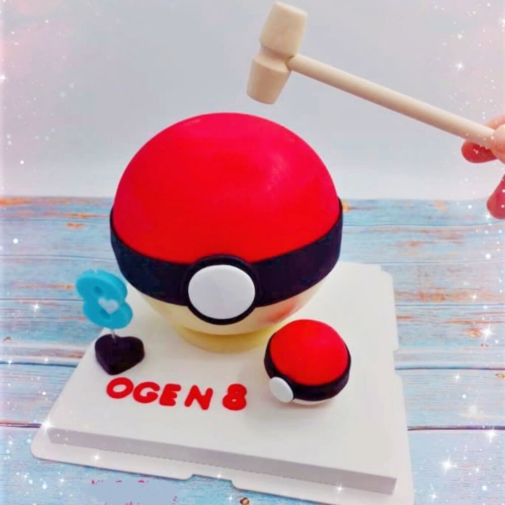 Pokemon Pinata Cake