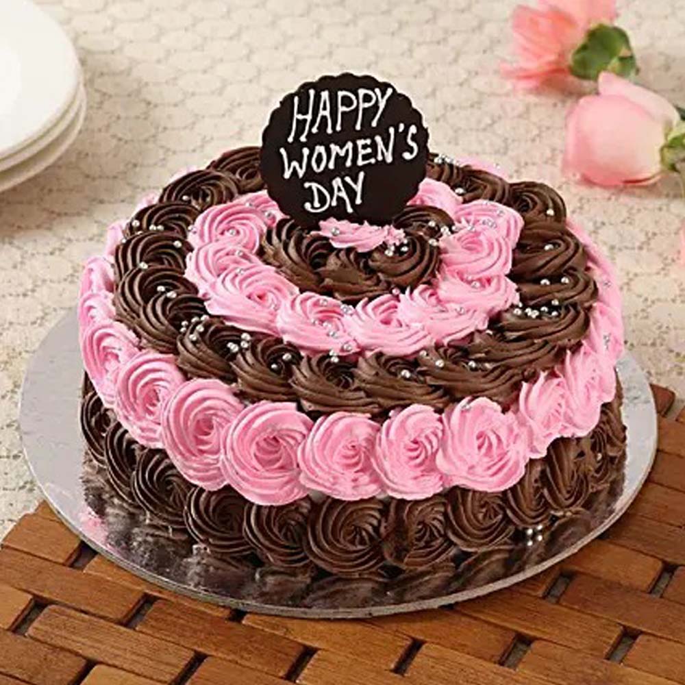 Decorated Women's Day Cake