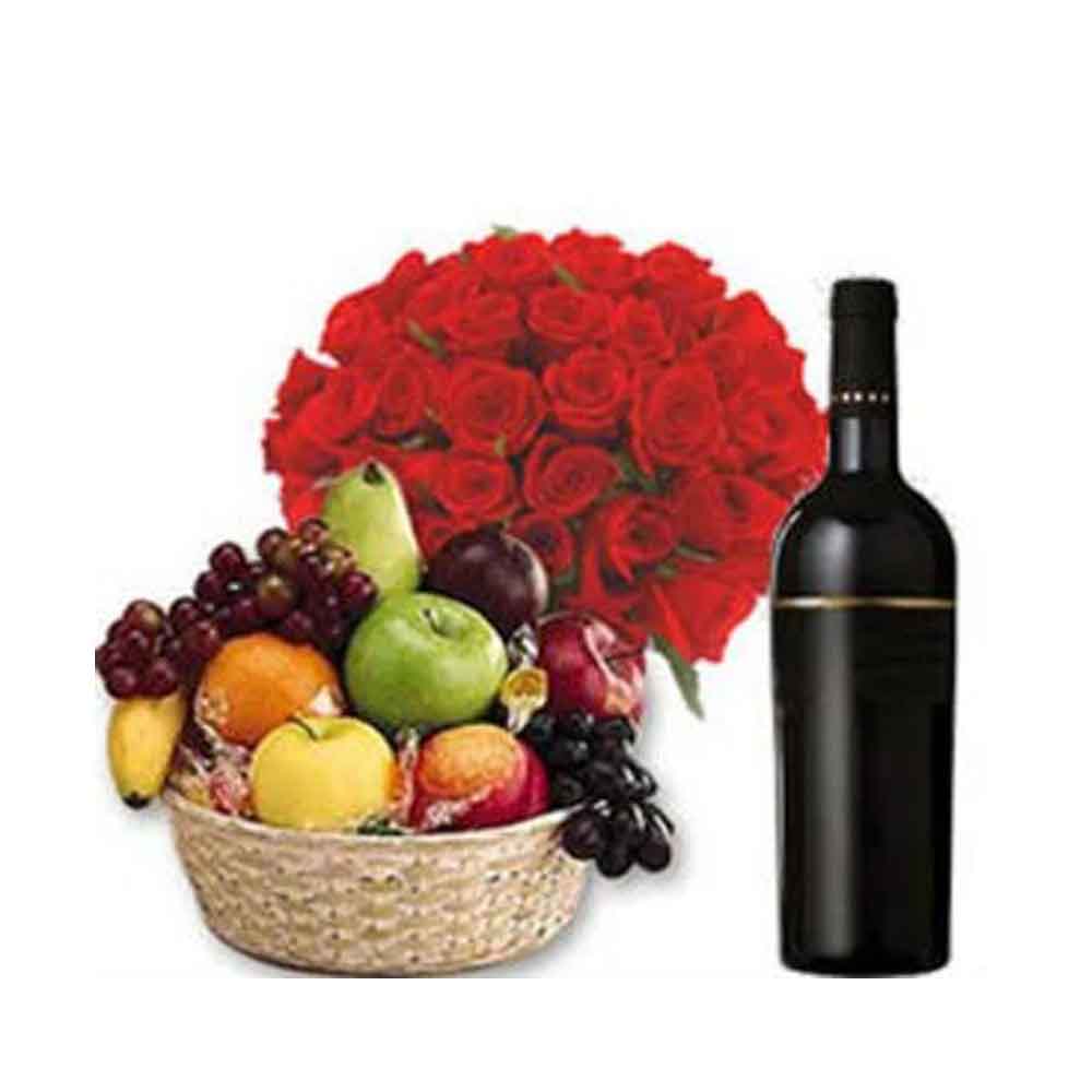 Fruits, Flowers, and Wine
