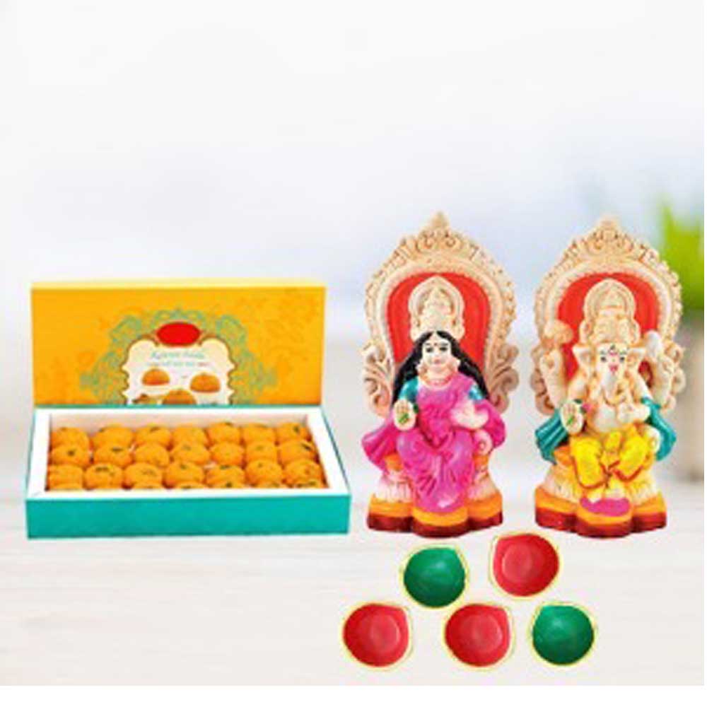 Laddu with Laxmi Ganesh