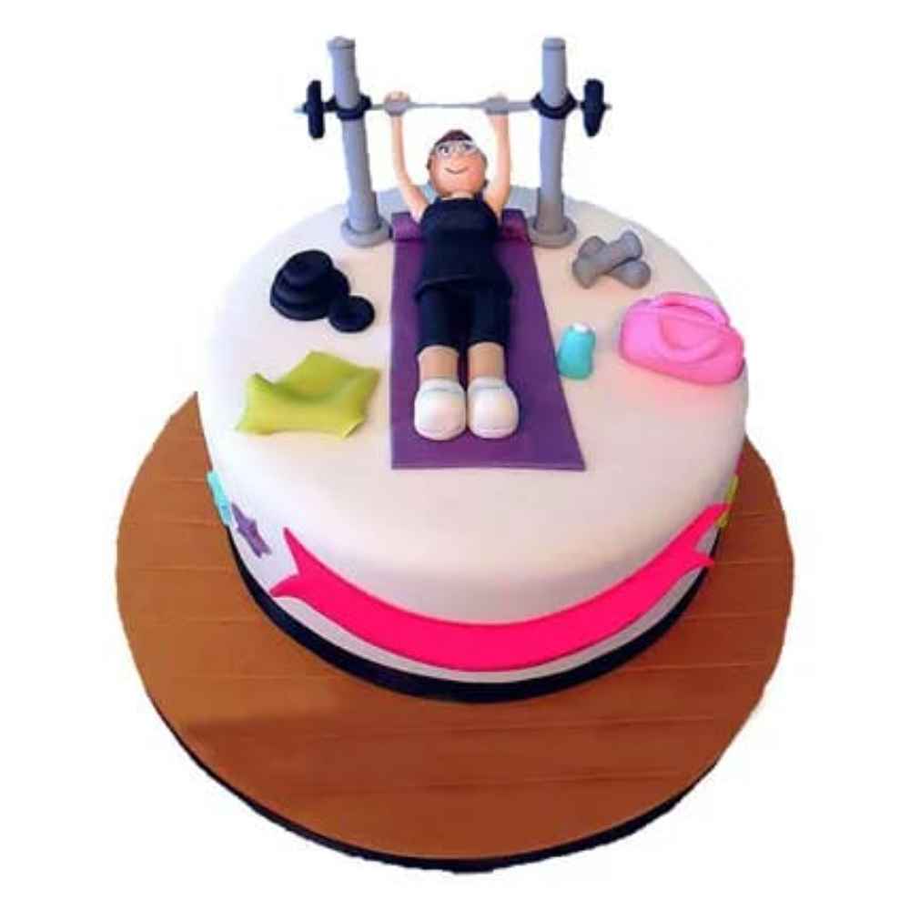 Gym Vanilla Cake