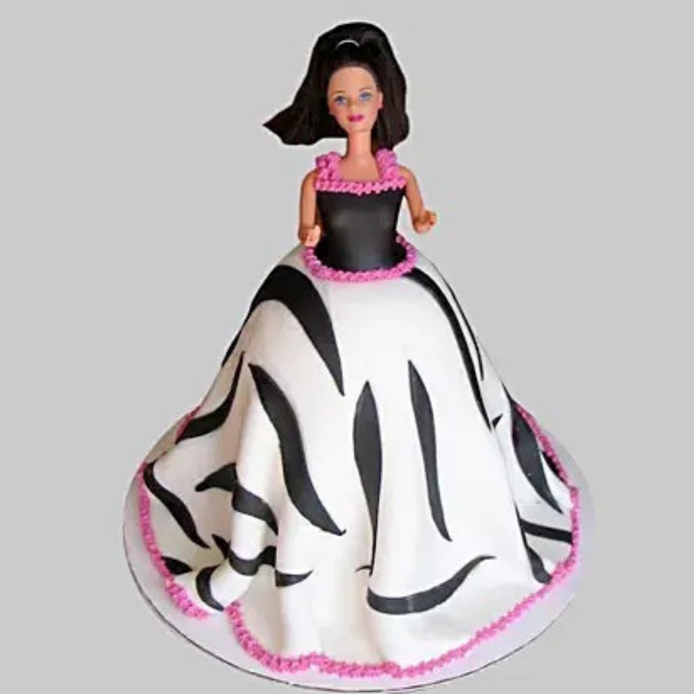 Elegant Barbie Cake