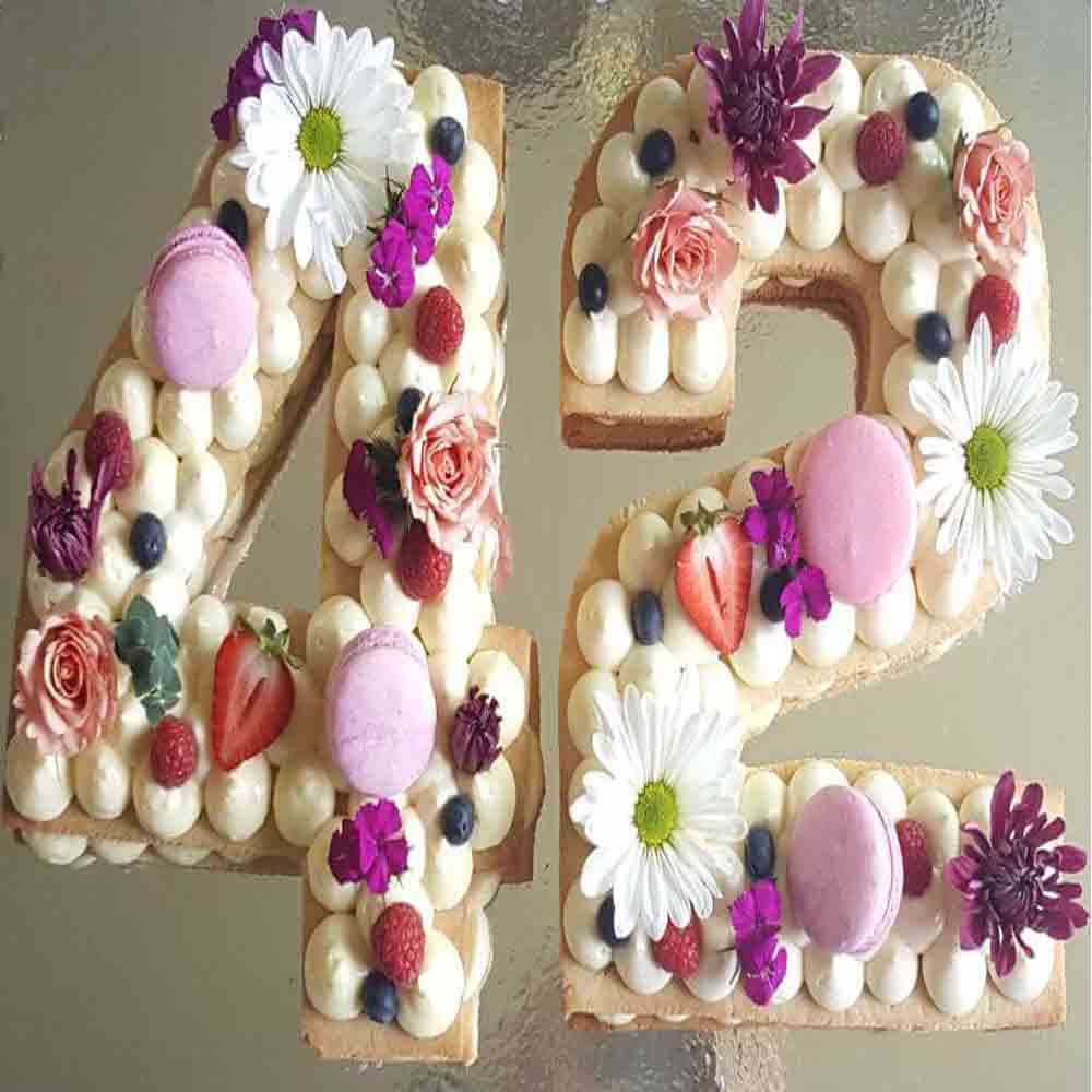 42 Number Cake