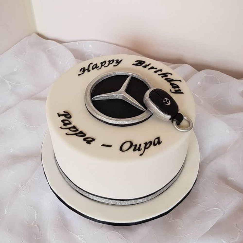 Mercedes birthday cake