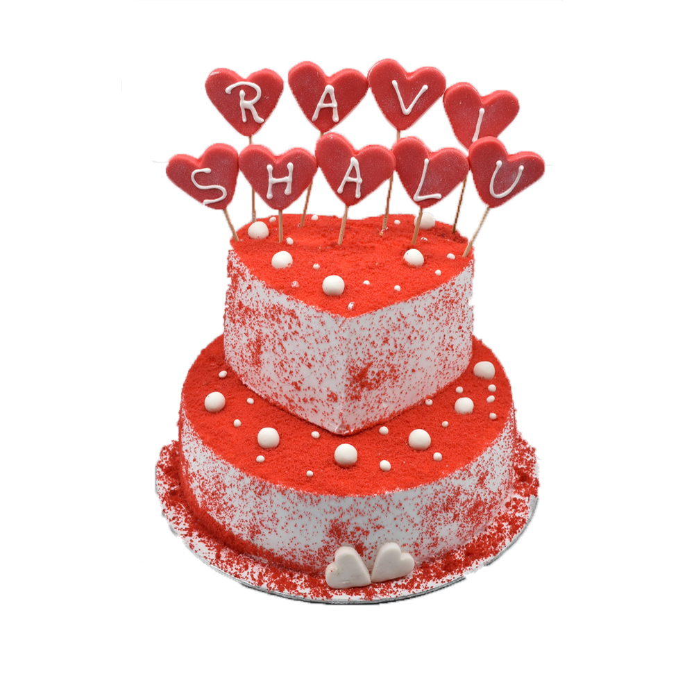 Red Velvet Anniversary cake