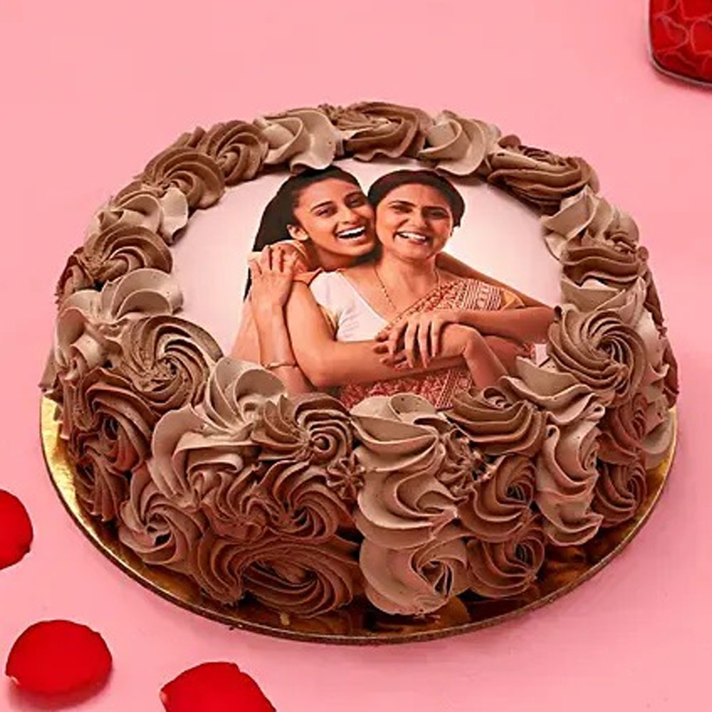 My Love Photo Chocolate Cake