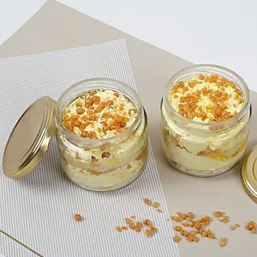 Set of 2 Crunchy Butterscotch Jar Cake