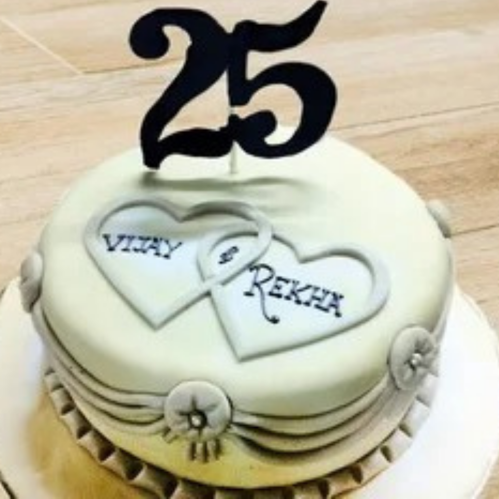 1 Kg Anniversary Cake Design  1 Kg Cake Price