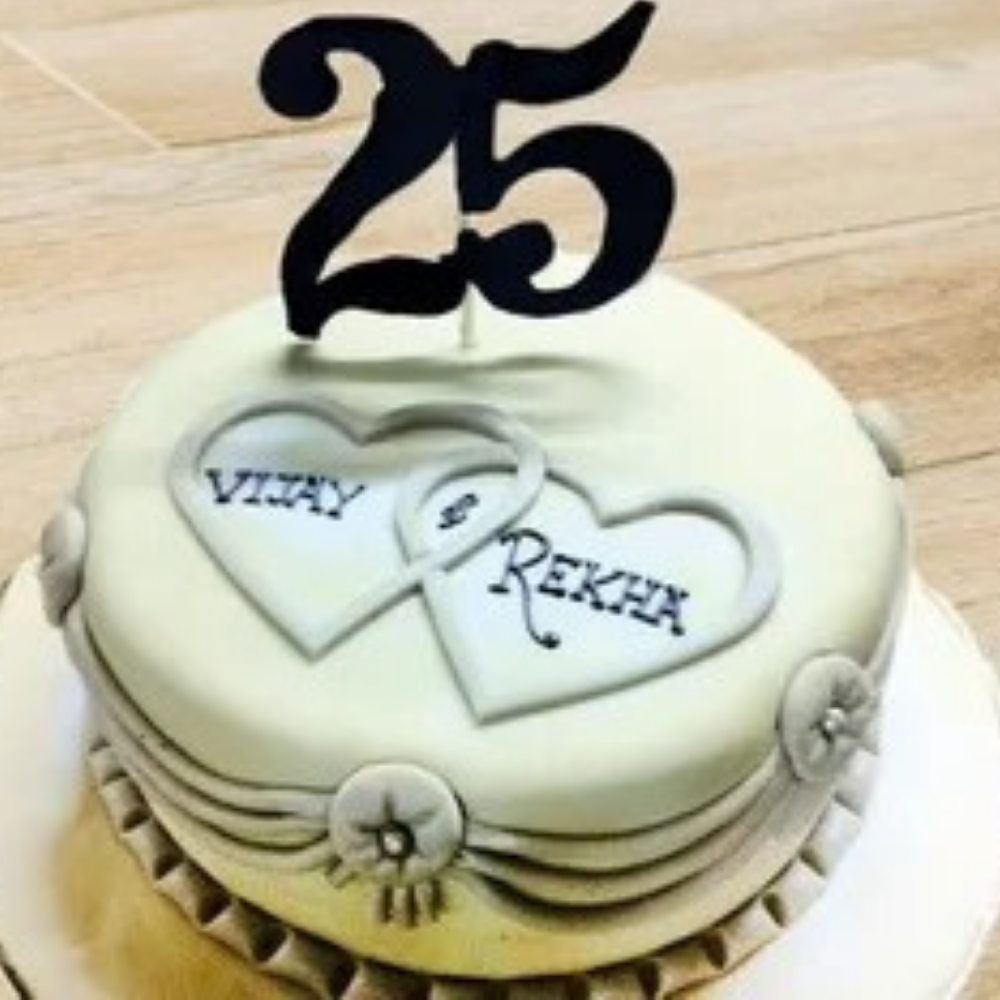 25th Anniversary cake