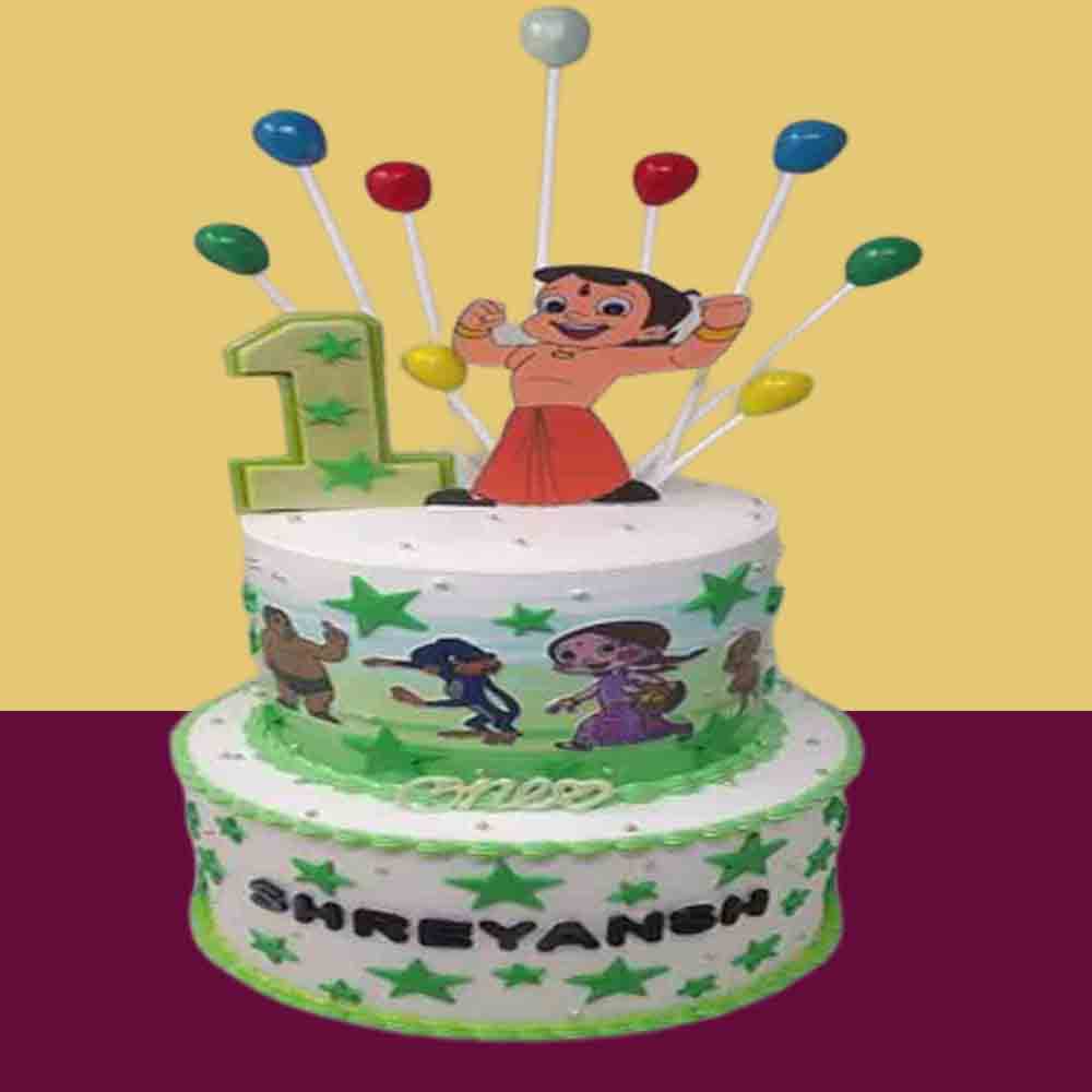 Chhota Bheem Family Cake - 1 Kg