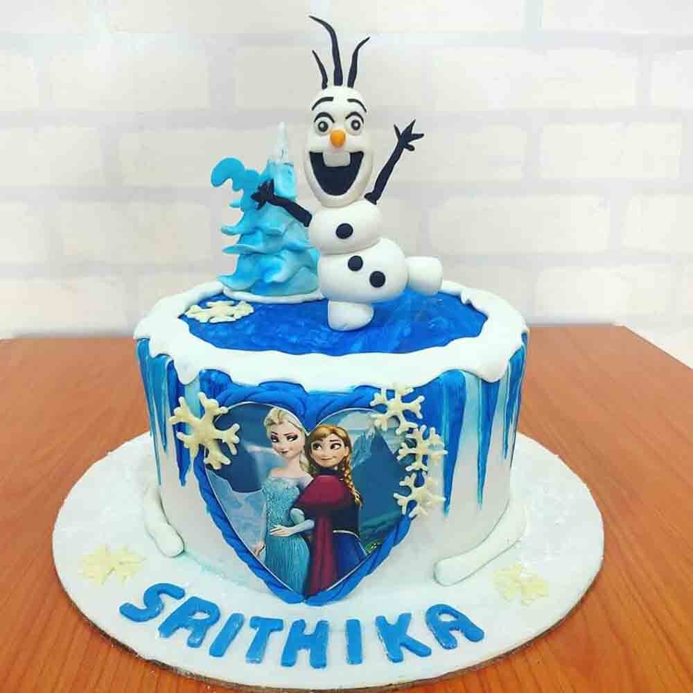 Winter Wonderland Princess Cake