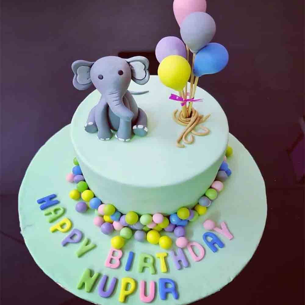 Elephant Birthday Cake