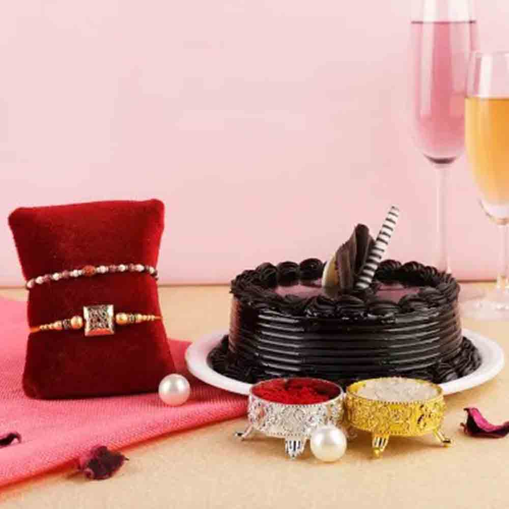 Rakhi with Cake Combo