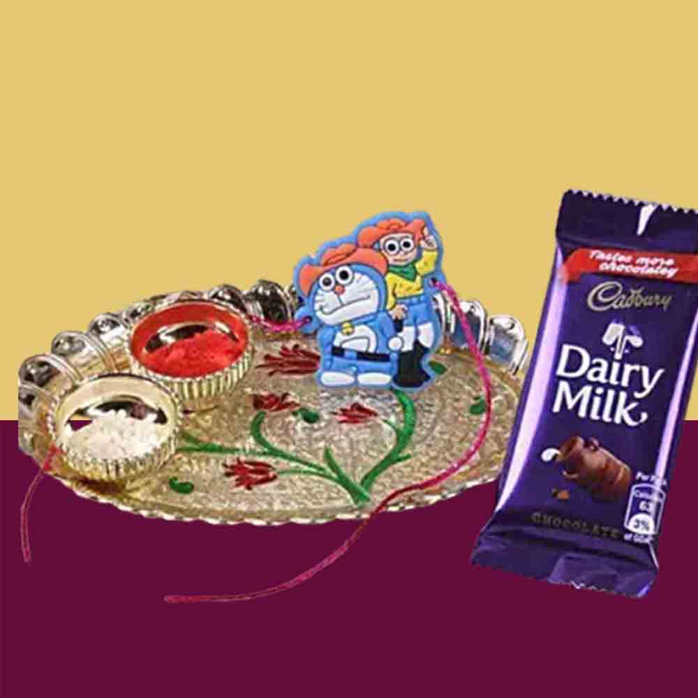 Doraemon Rakhi Hamper for small Kids