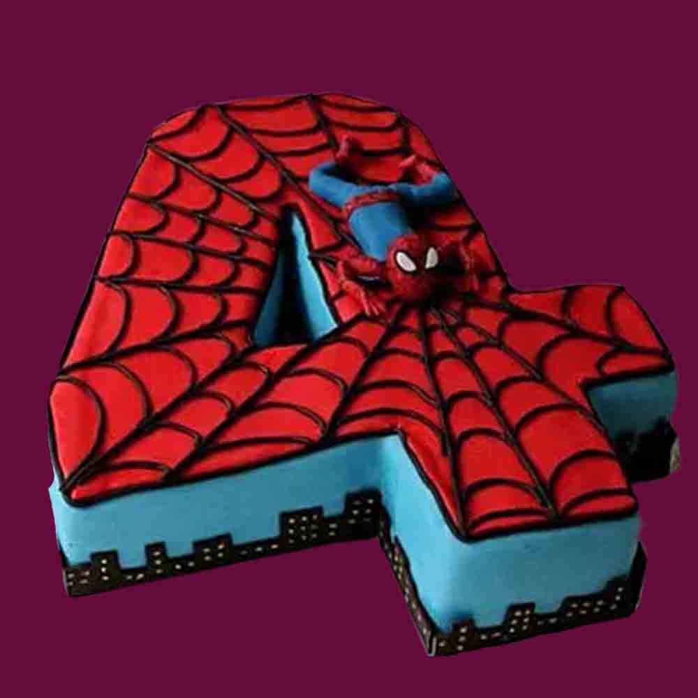 Spiderman Birthday  Chocolate Cake