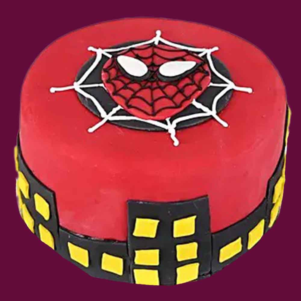 Fondant Spiderman Cake 1kg