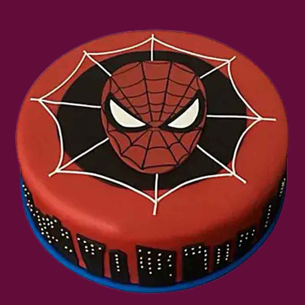 Superb Spiderman Cake