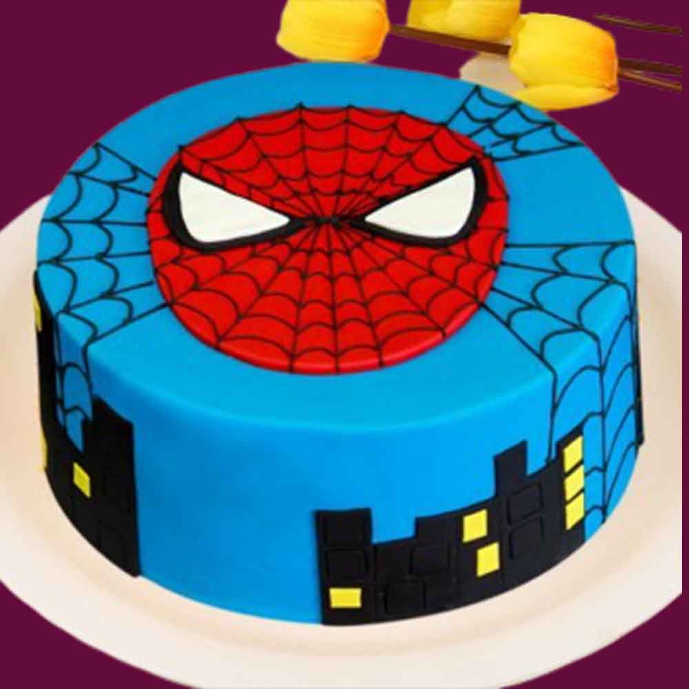 Delicious Spiderman Cake