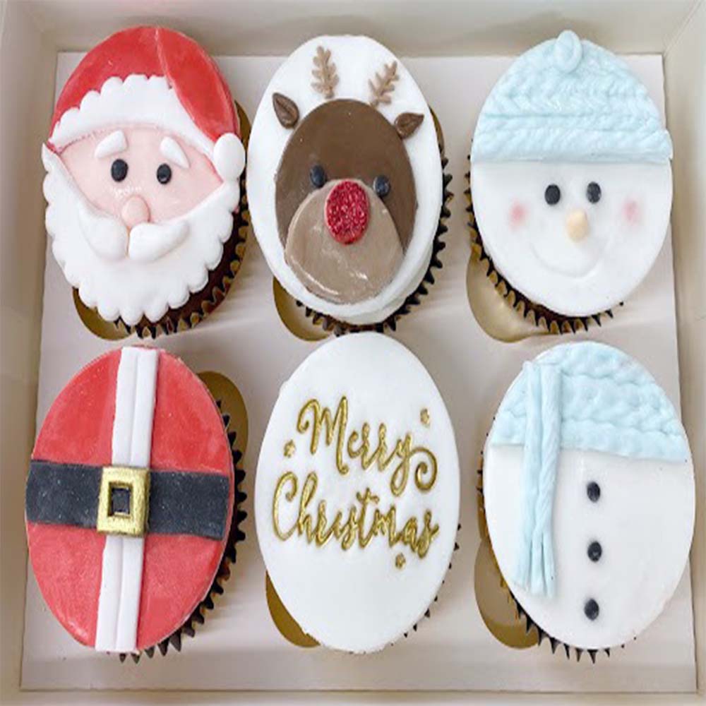 Christmas Themed Cupcakes